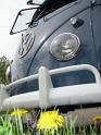 1959 VW Double Door Panel Van Close-up