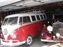 1961 VW Deluxe 15-Window Microbus and Rolls Royce