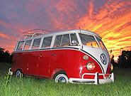 1966 VW 13 Window Deluxe Bus