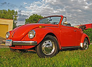 1972 VW Super Beetle Convertible